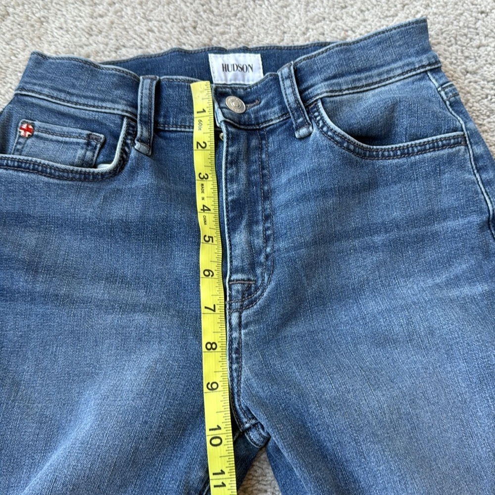 Hudson Noa High Waist Crop Straight Leg Jeans | Size 24 | Jupiter Wash - Picture 10 of 10